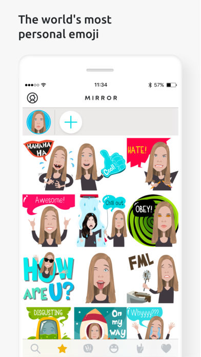 تطبيق Mirror Emoji