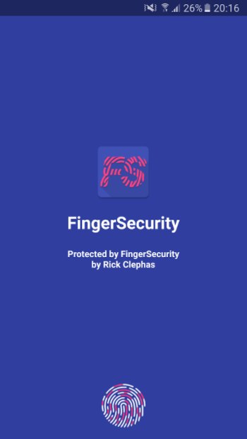 تطبيق FingerSecurity