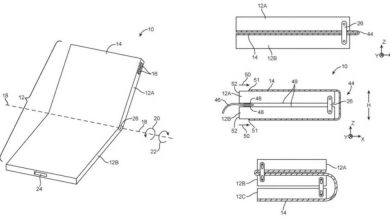 براءة اختراع جديدة تسجلها شركة آبل تكشف عن تصميم الجوال القابل للطي المستقبلي لها مدونة نظام أون لاين التقنية