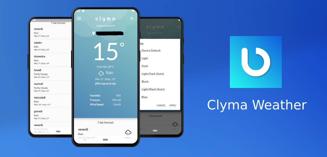 تطبيق Clyma Weather